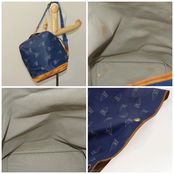 LOUIS VUITTON LV Cup Sac Marine Shoulder Bag PVC Leather Blue - Picture 15 of 15